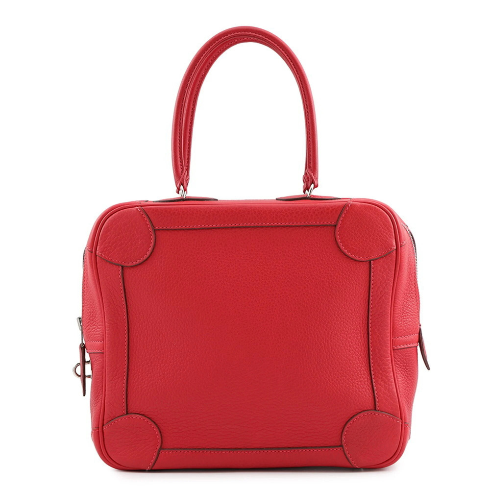 Hermes Omnibus PM Vermilion Taurillon Clemence Handbag □H Stamp HERMES Sale Item
